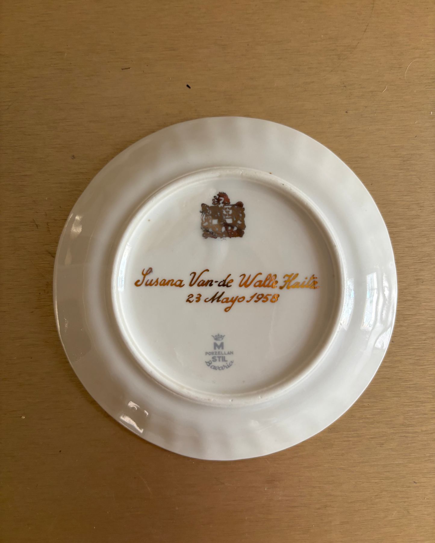 SET DE 4 PLATITOS DE PORCELANA PARA EL PAN