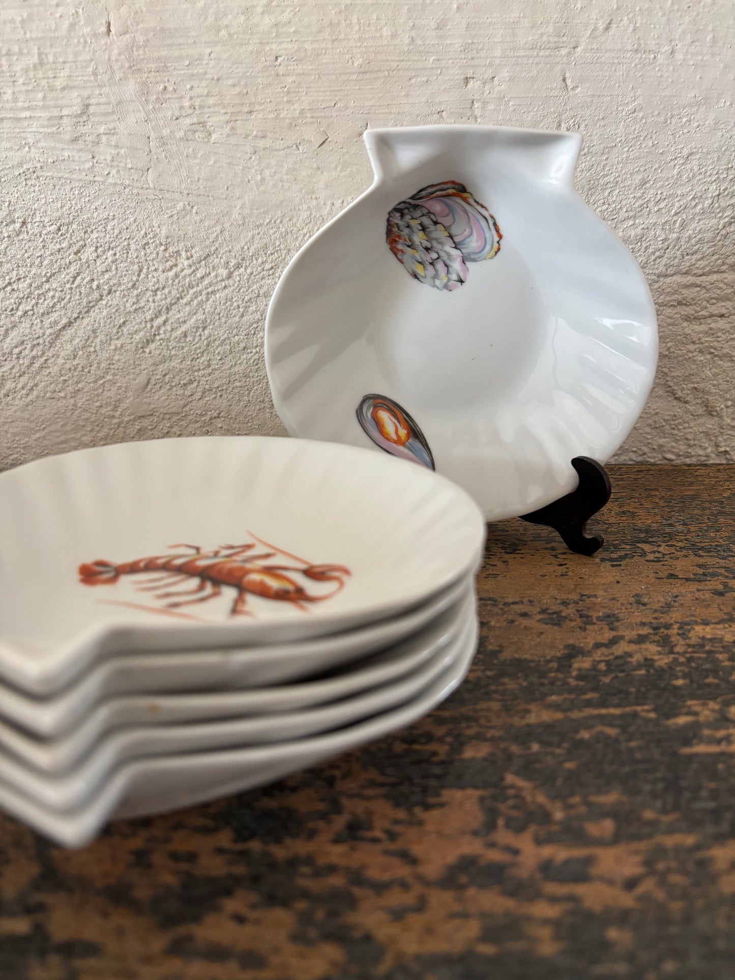 CONJUNTO DE 6 RABANERAS VINTAGE.