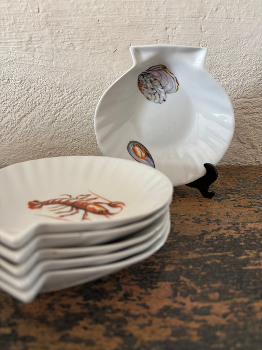 CONJUNTO DE 6 RABANERAS VINTAGE.