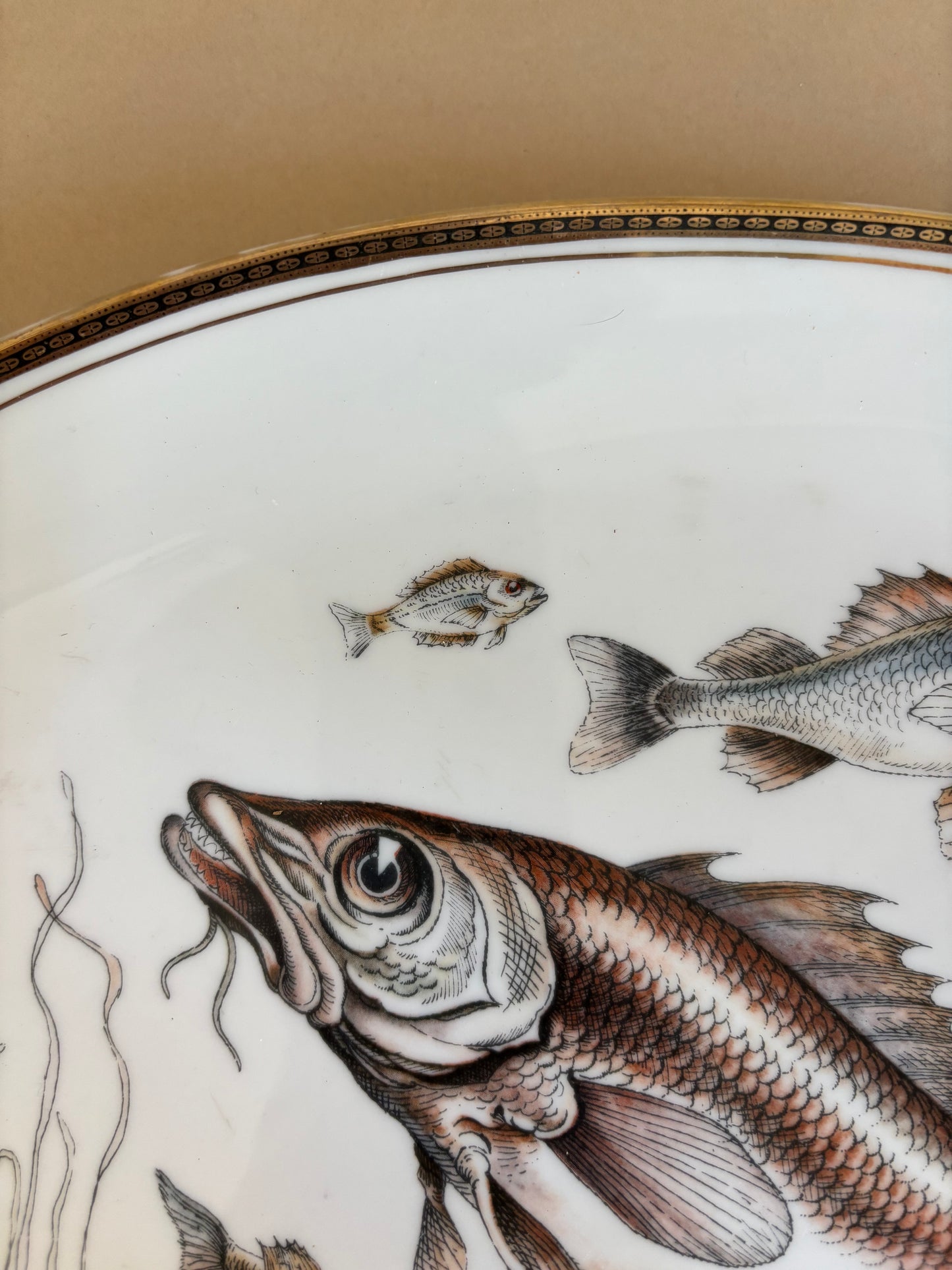 VAJILLA VINTAGE PARA PESCADO.