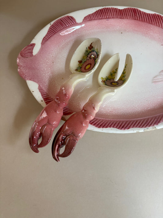 JUEGO DE SERVICIO EN CERAMICA DE MANISES