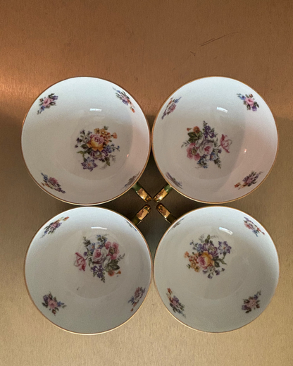 JUEGO DE TÉ DE PORCELANA DE LIMOGES.