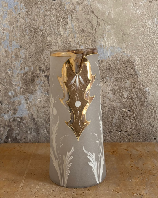 JARRA DE VIDRIO MODERNISTA