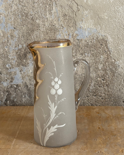 JARRA DE VIDRIO MODERNISTA