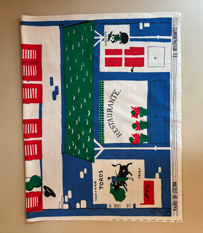 PAÑO DE COCINA AÑOS 60.