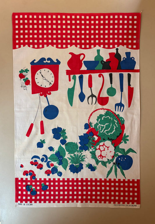 PAÑO DE COCINA AÑOS 60.