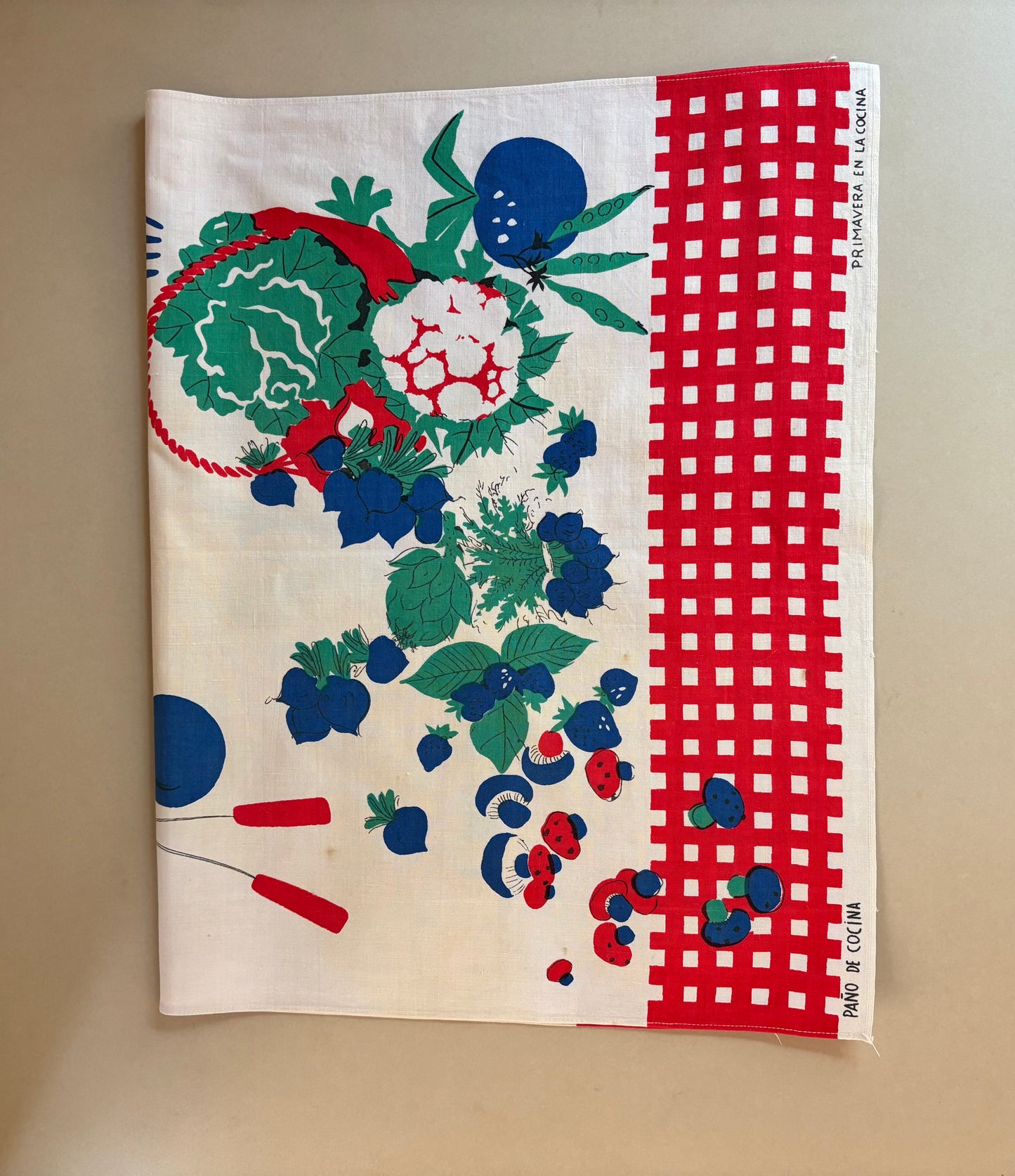 PAÑO DE COCINA AÑOS 60.