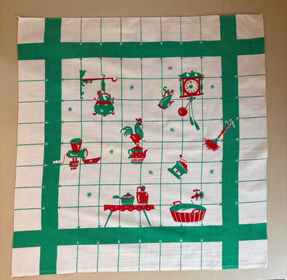 PAÑO DE COCINA AÑOS 60.