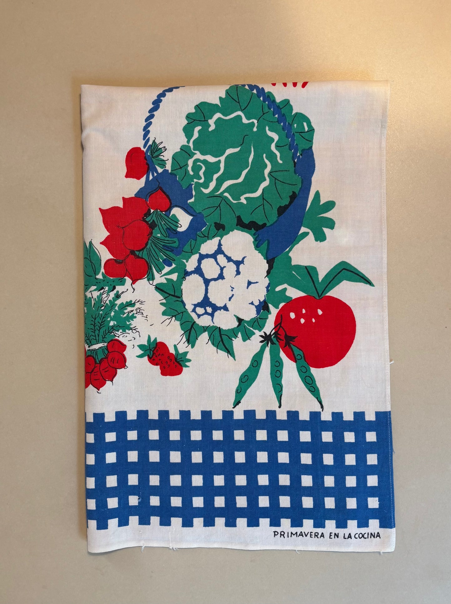 PAÑO DE COCINA AÑOS 60.