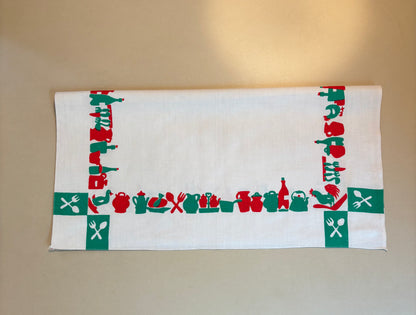 PAÑO DE COCINA AÑOS 60.