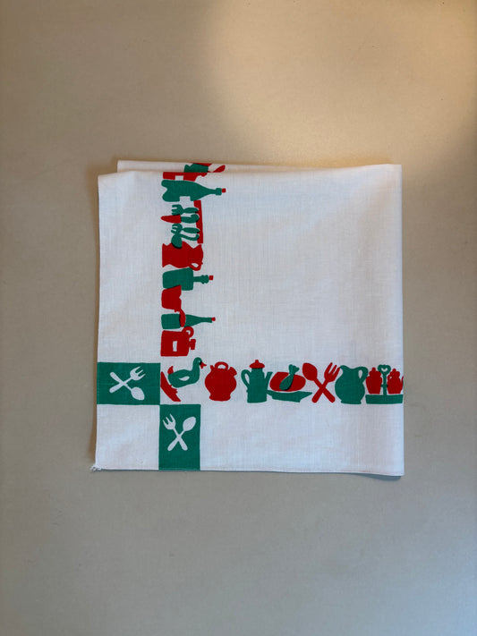 PAÑO DE COCINA AÑOS 60.