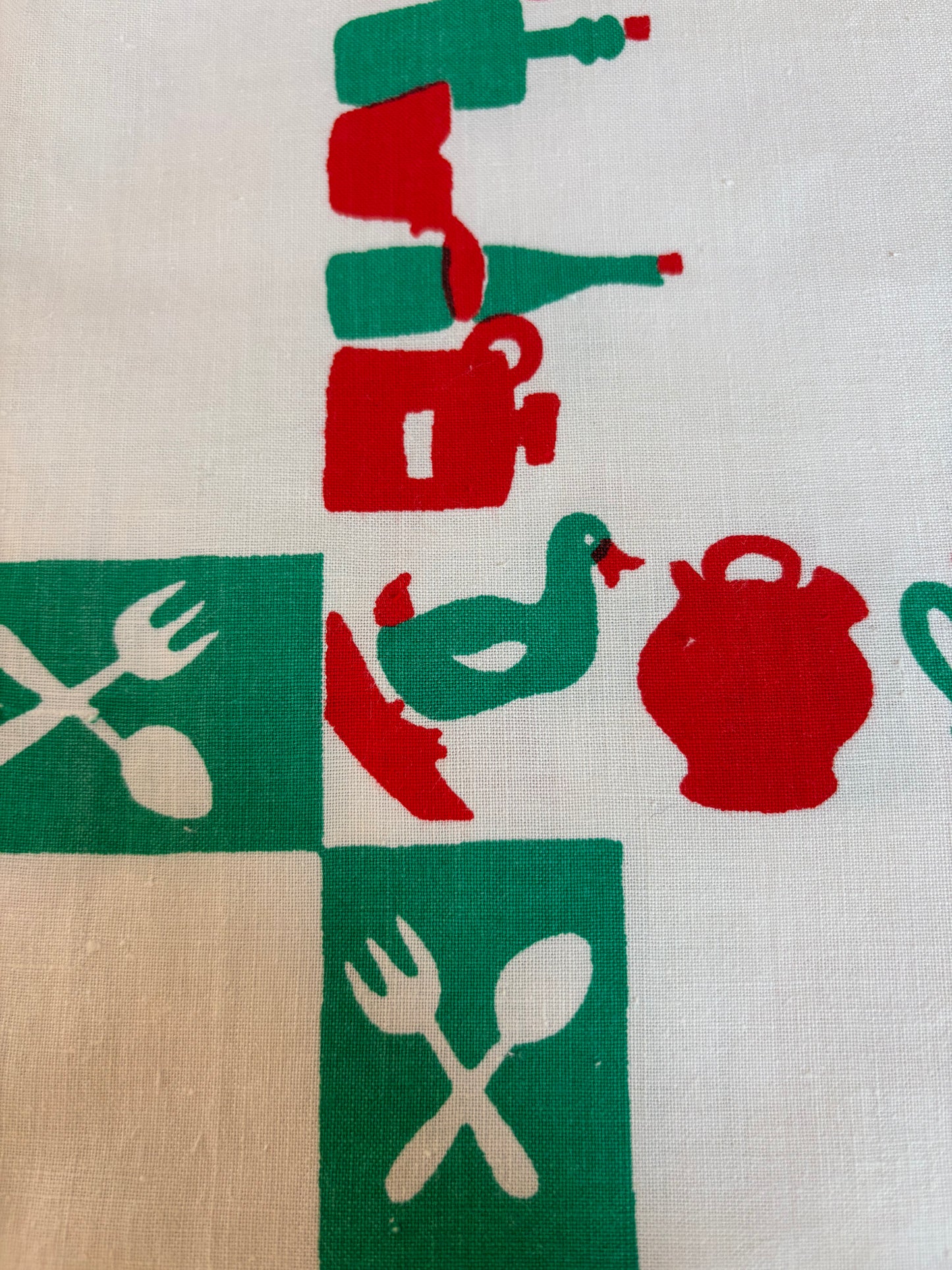 PAÑO DE COCINA AÑOS 60.