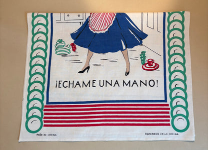 PAÑO DE COCINA AÑOS 60.