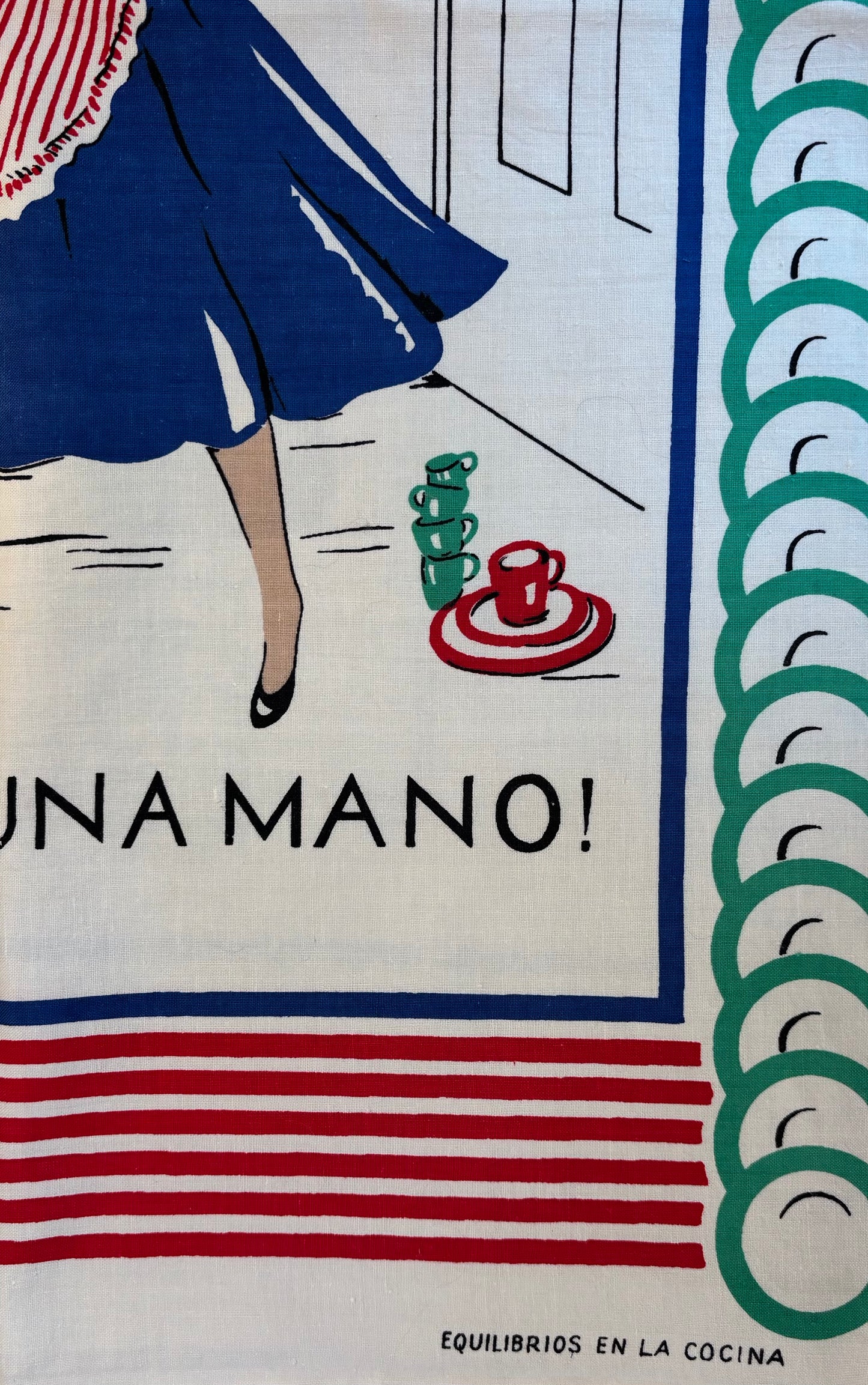 PAÑO DE COCINA AÑOS 60.