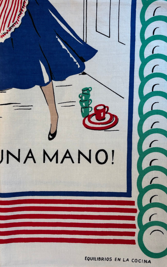 PAÑO DE COCINA AÑOS 60.