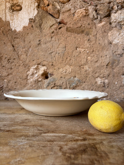 FUENTE REDONDA EN CERAMICA SARREGUEMINES.