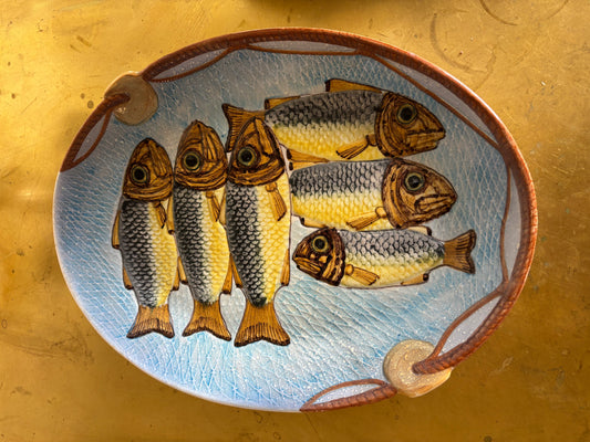 BANDEJA EN CERAMICA DE MANISES.