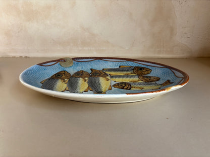 BANDEJA EN CERAMICA DE MANISES.