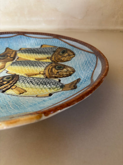 BANDEJA EN CERAMICA DE MANISES.