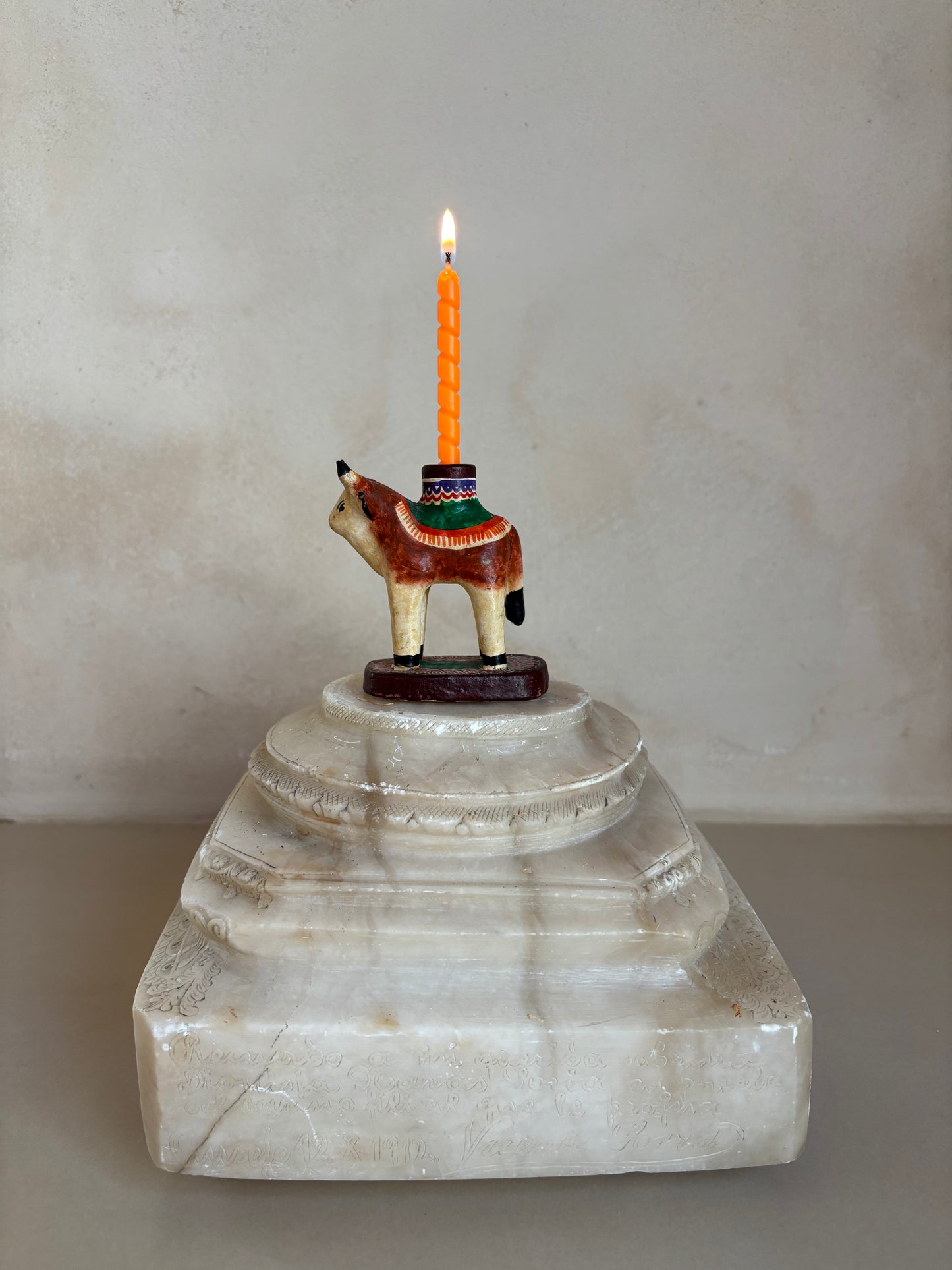 ANTIGUO CANDELERO ARTESANIA MEXICANA.