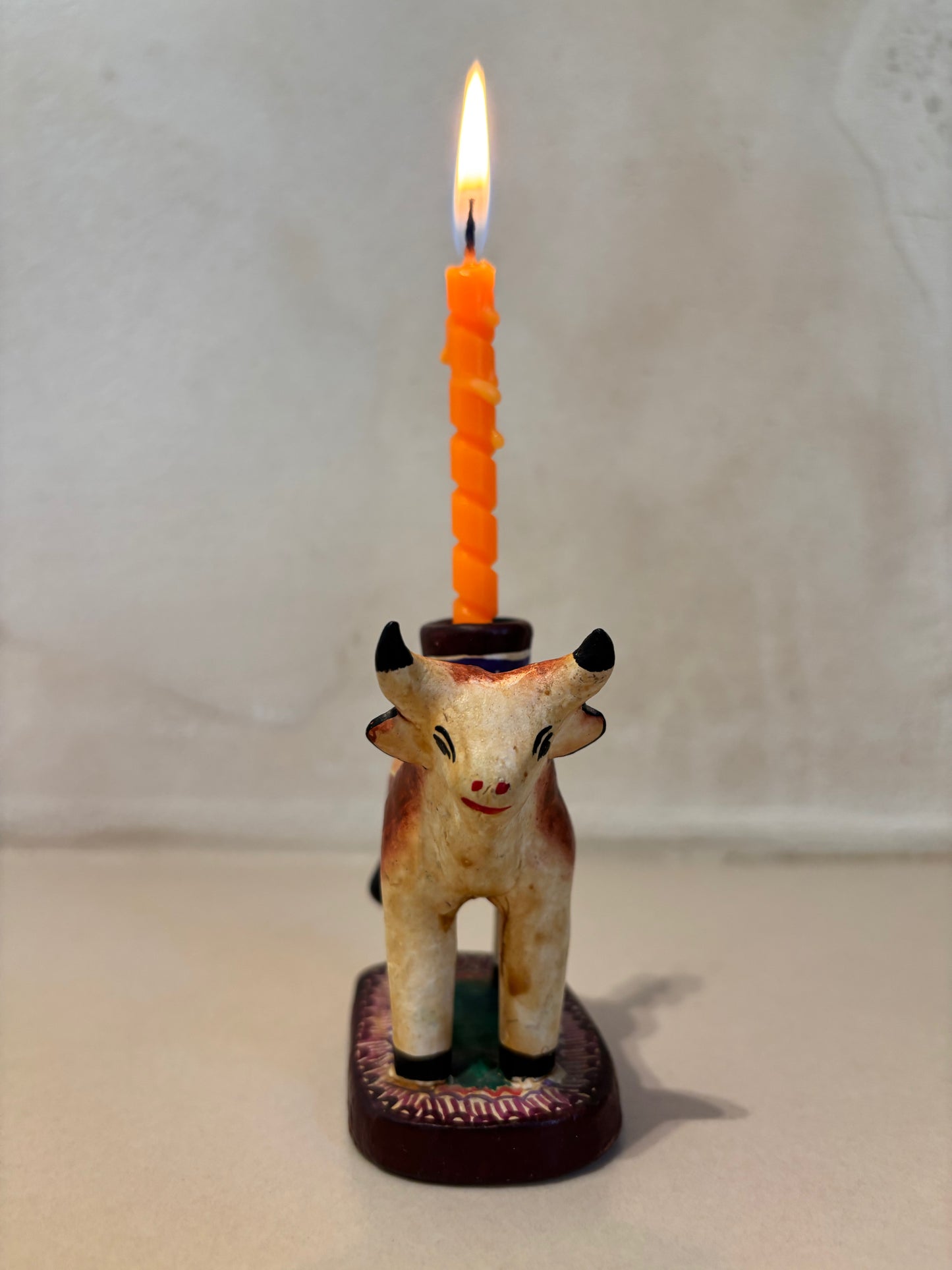 ANTIGUO CANDELERO ARTESANIA MEXICANA.