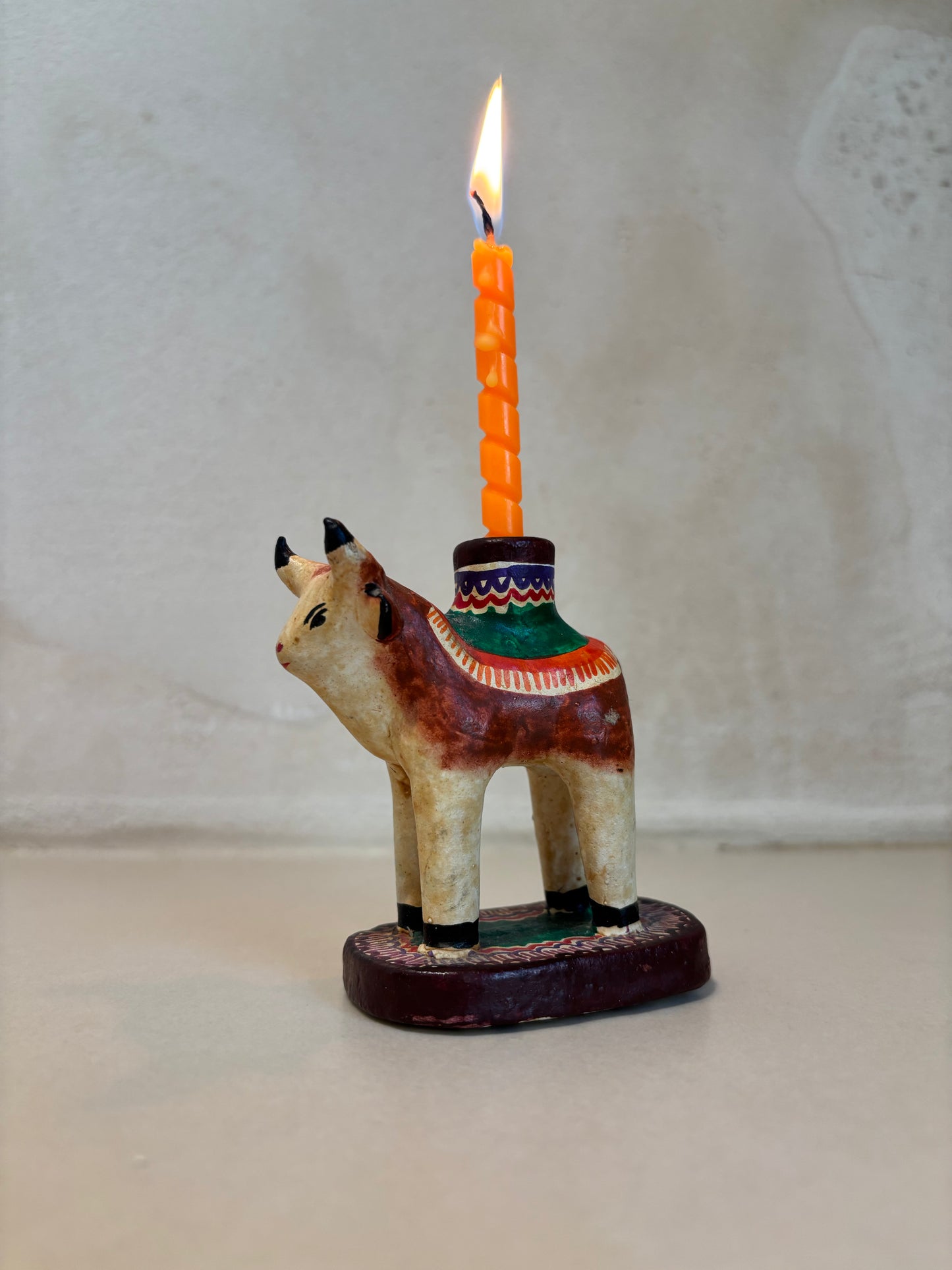 ANTIGUO CANDELERO ARTESANIA MEXICANA.