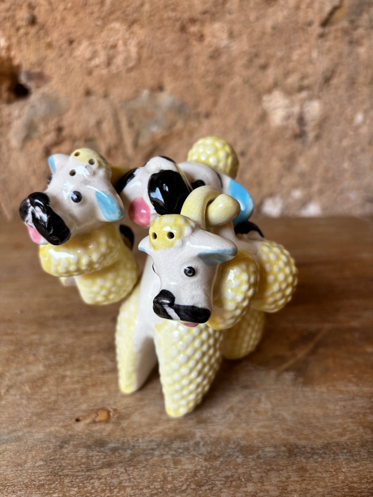 SET VINTAGE SALERO Y PIMENTERO.