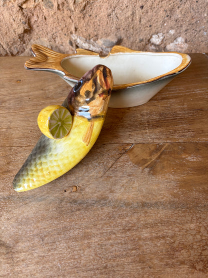 SALSERA EN CERAMICA DE MANISES.