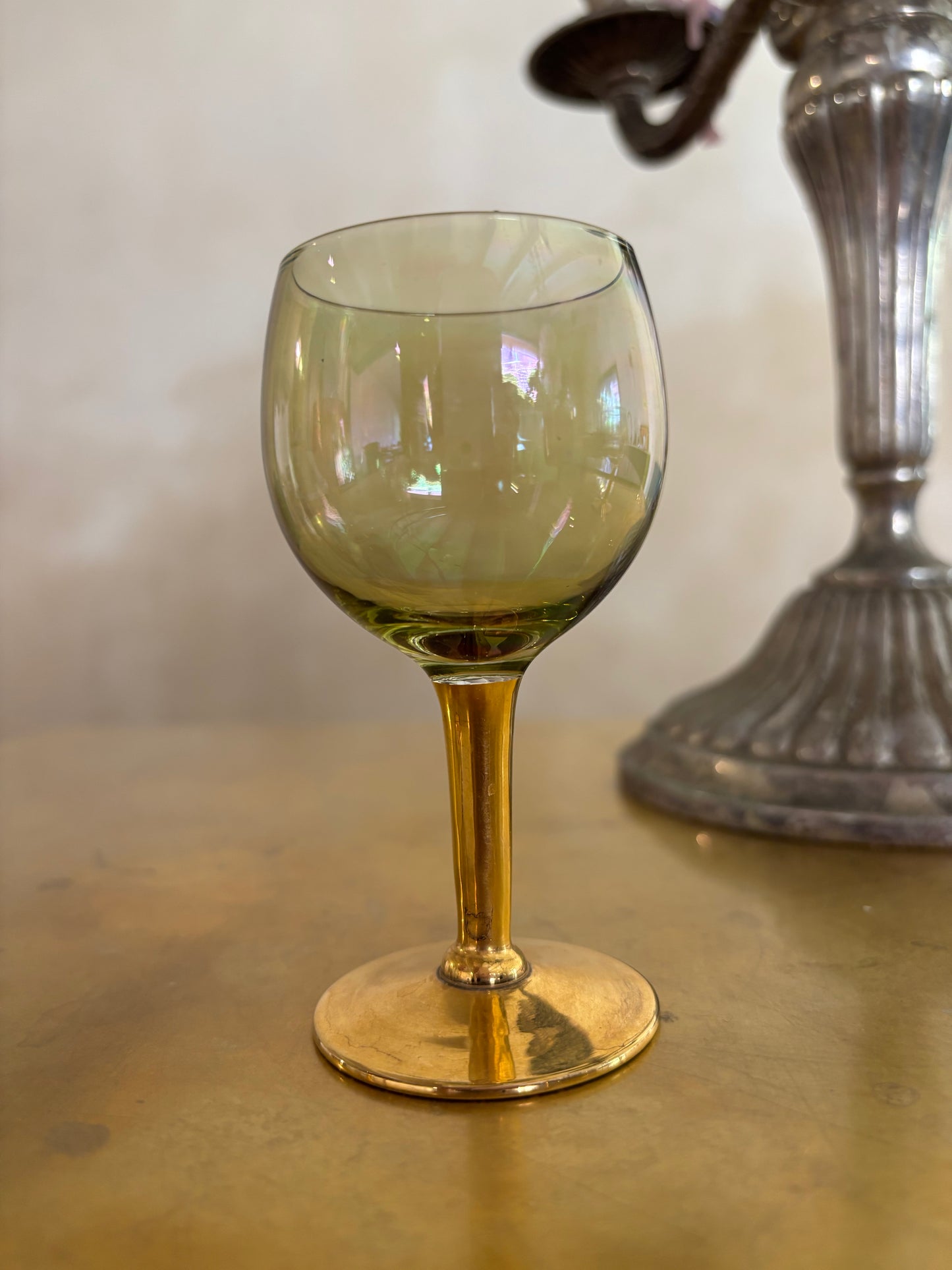 COPAS DE CRISTAL ANTIGUO VINO DULCE.