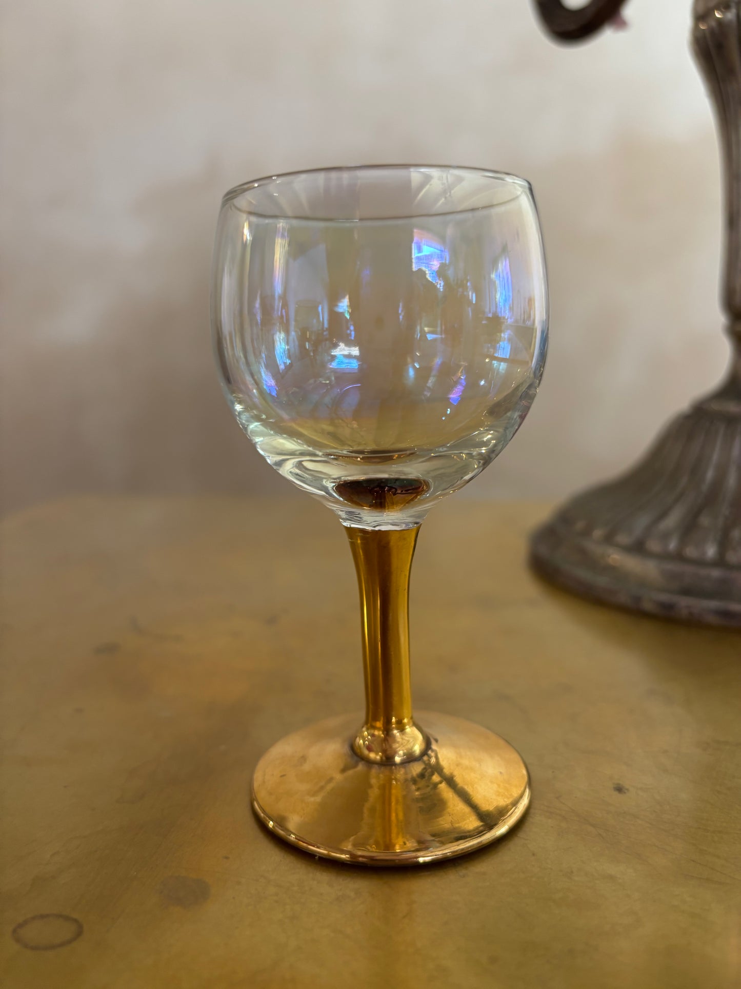 COPAS DE CRISTAL ANTIGUO VINO DULCE.