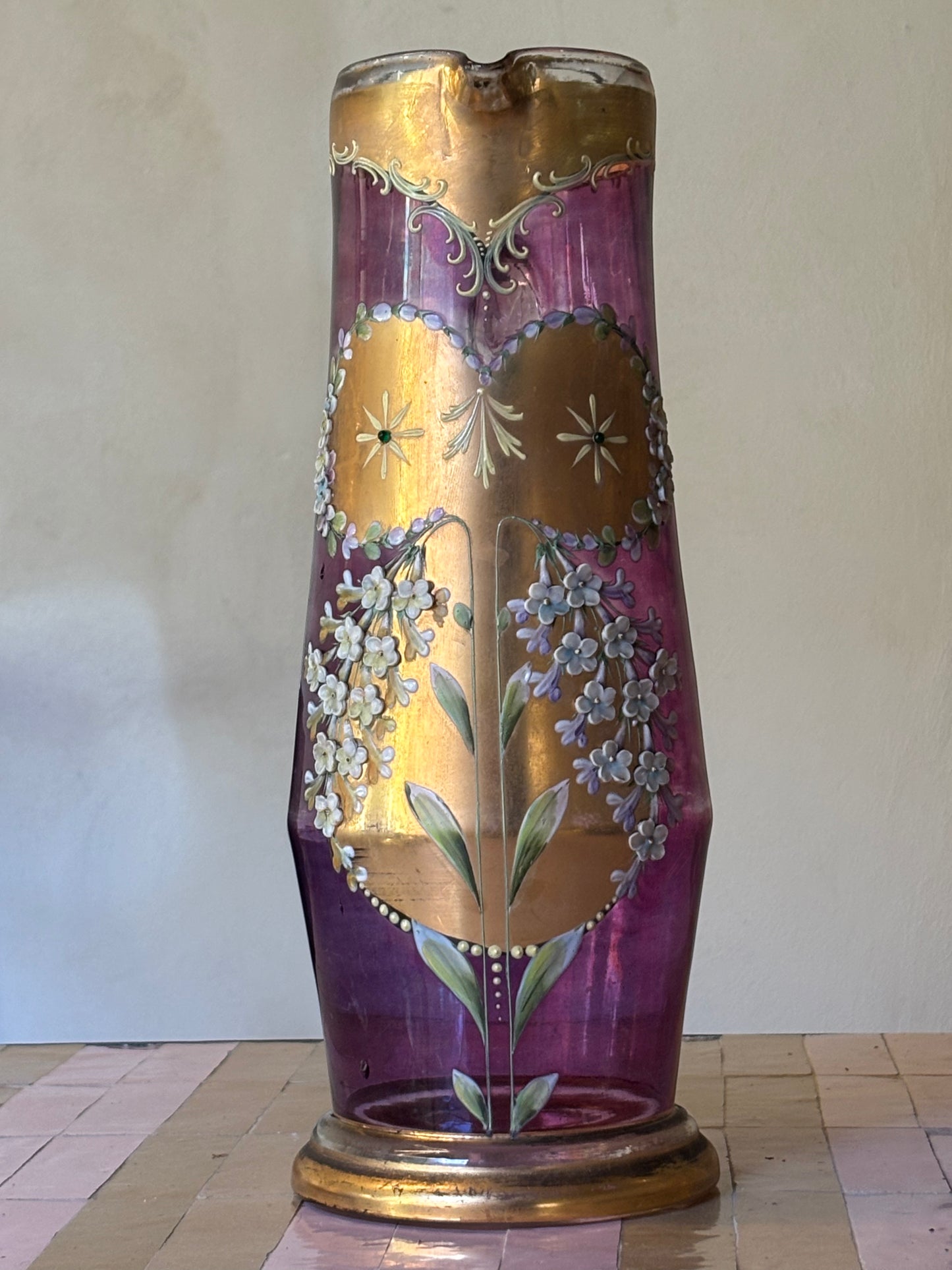 JARRA DE VIDRIO HÚNGARA.