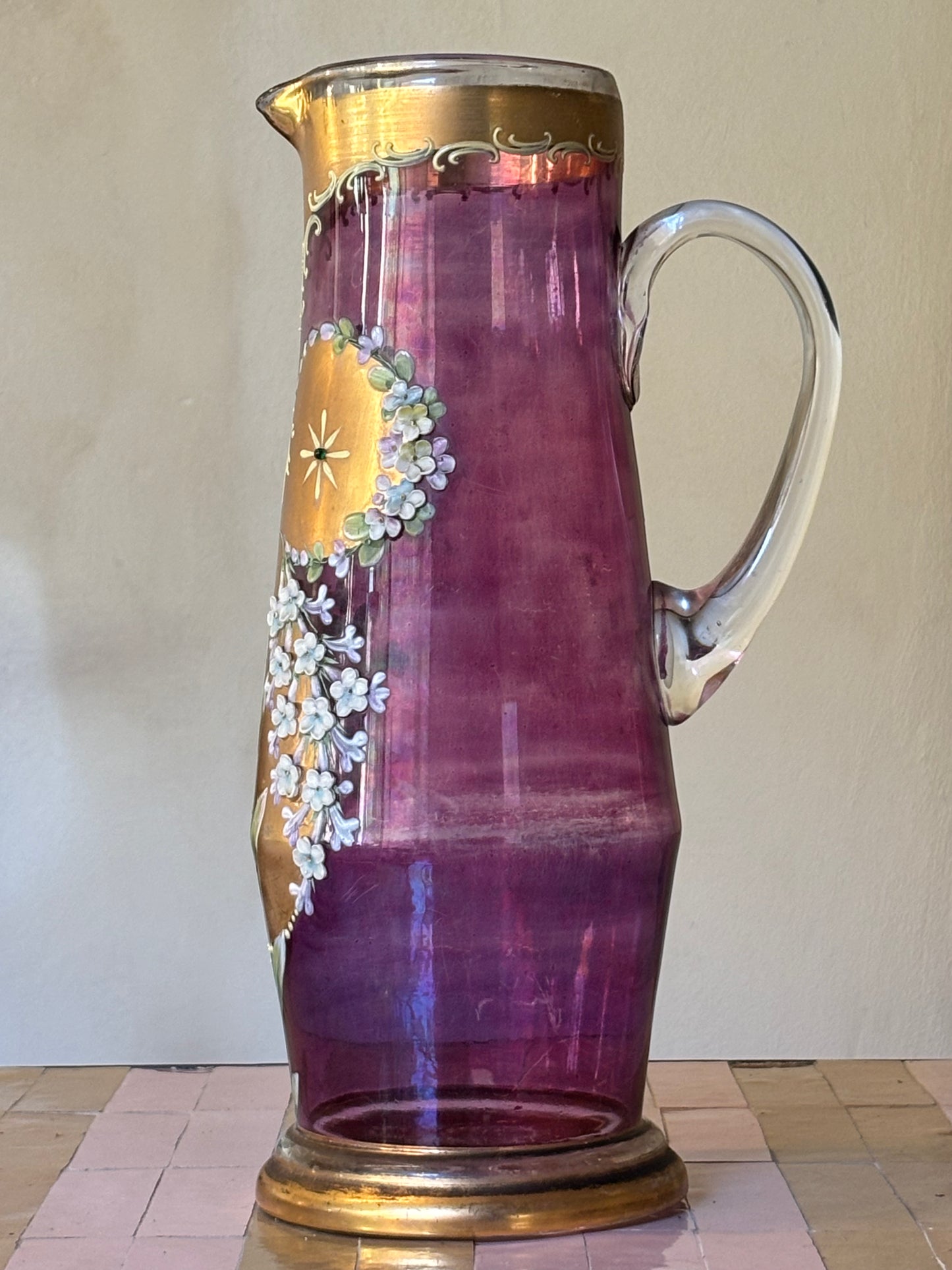 JARRA DE VIDRIO HÚNGARA.