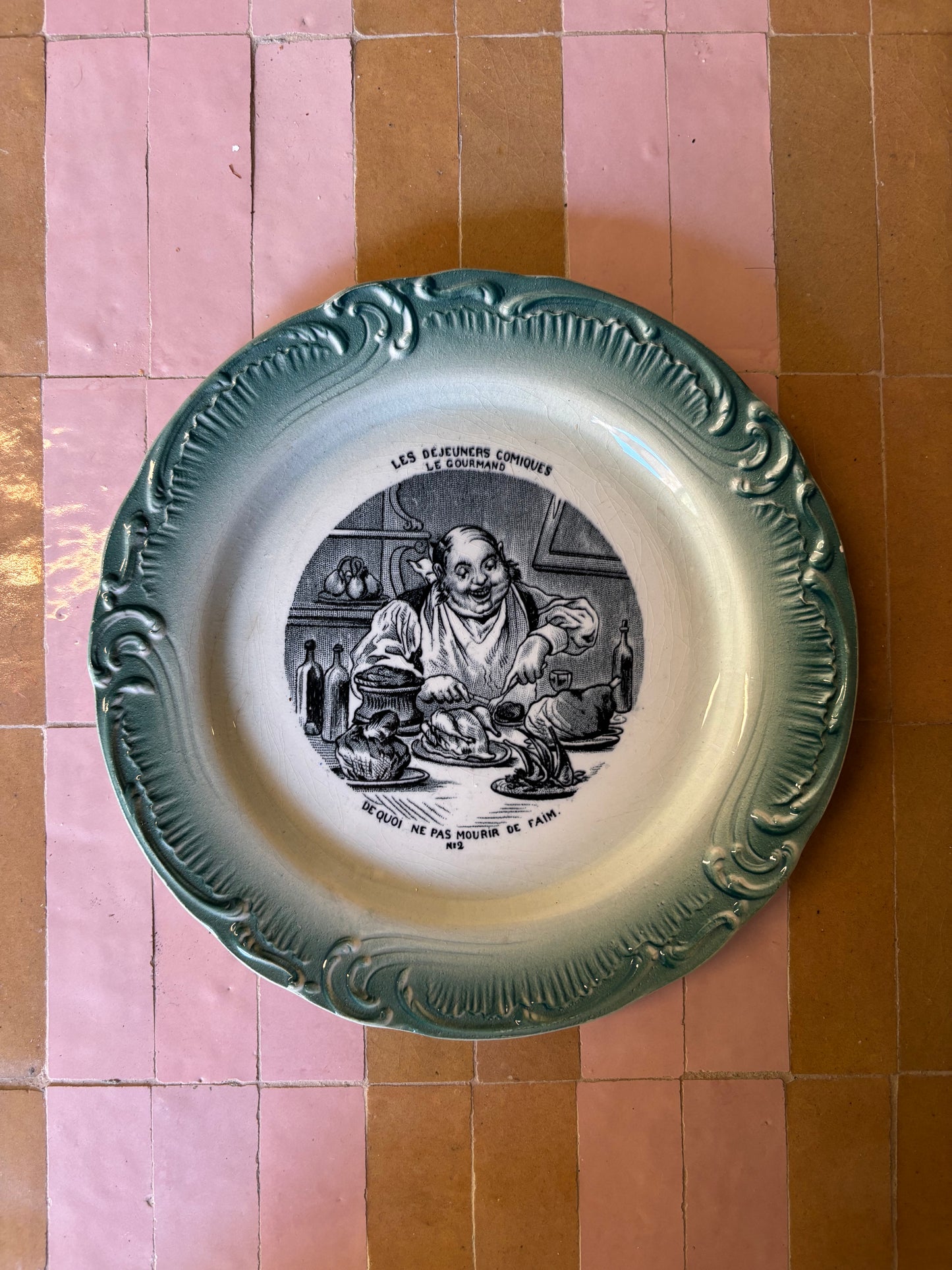 PLATOS PARLANTES "LES DEJEUNERS COMIQUES".