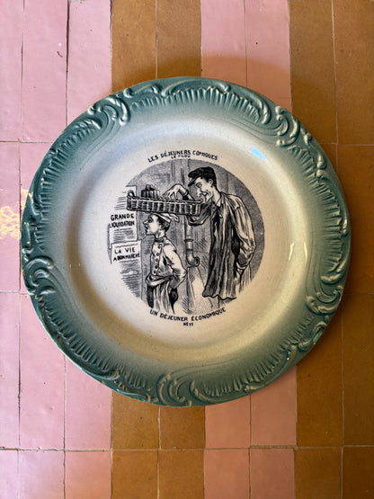 PLATOS PARLANTES "LES DEJEUNERS COMIQUES".