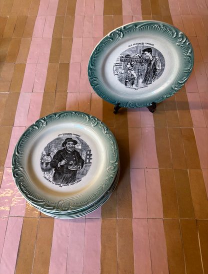 PLATOS PARLANTES "LES DEJEUNERS COMIQUES".