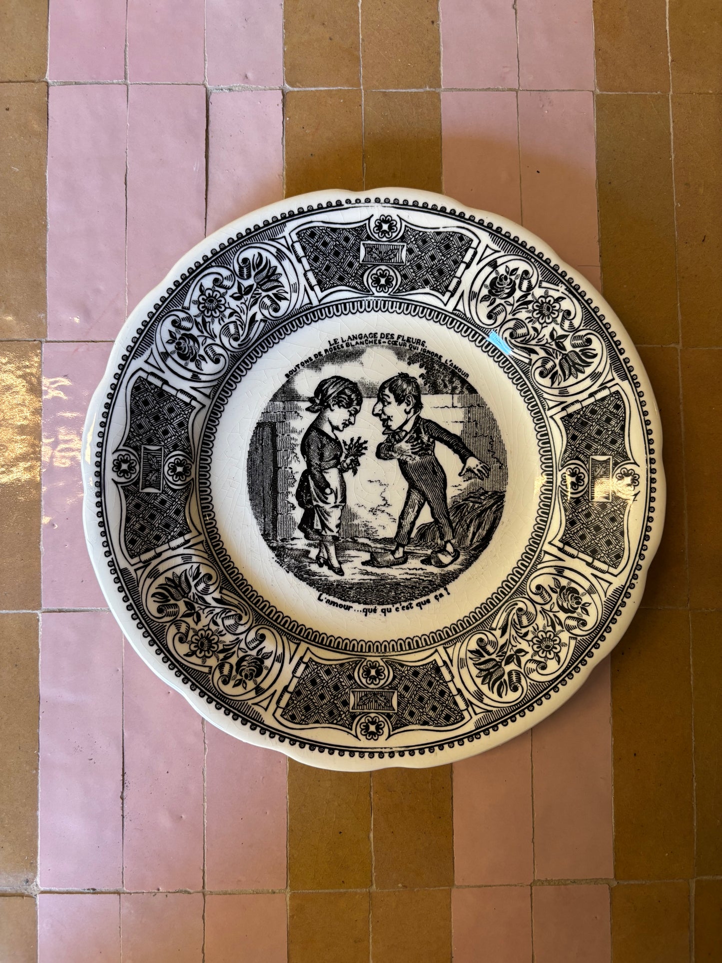 PLATOS PARLANTES "LE LANGAGE DES FLEURS".