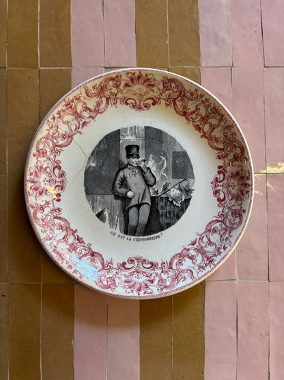 PLATOS PARLANTES COLECCIÓN HUMORISTICA "OÙ EST..."