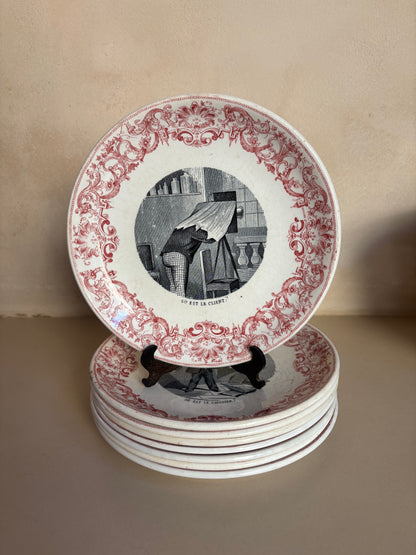 PLATOS PARLANTES COLECCIÓN HUMORISTICA "OÙ EST..."