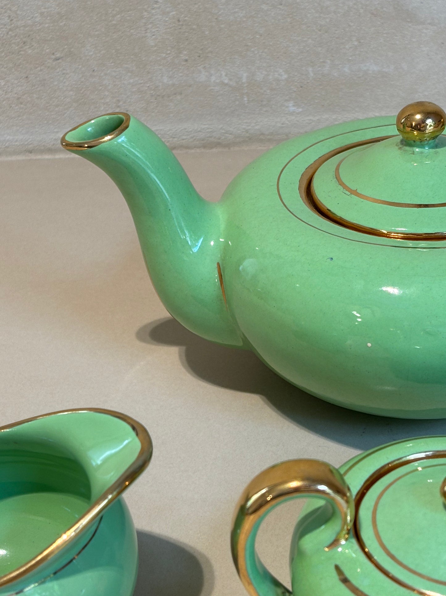 SET DE TETERA, AZUCARERO Y LECHERA VINTAGE