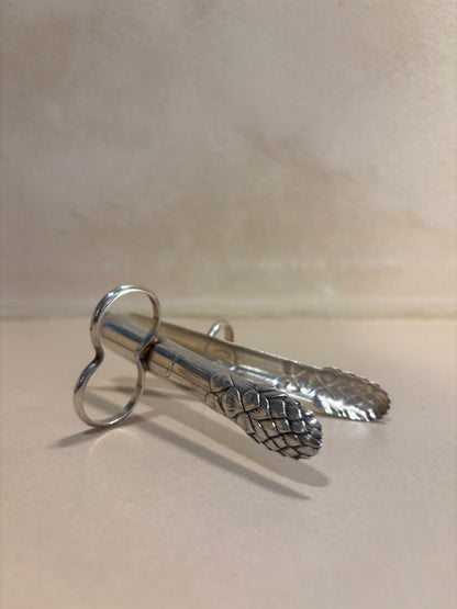 PINZAS DE ALPACA PARA LOS ESPARRAGOS.