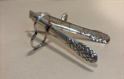 PINZAS DE ALPACA PARA LOS ESPARRAGOS.