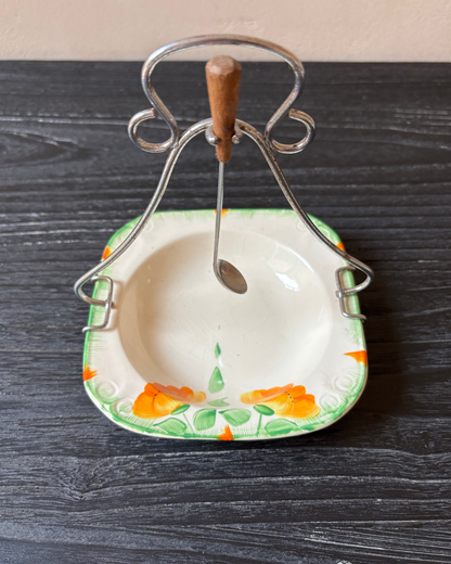 SET DE DESAYUNO EN PORCELANA INGLESA.