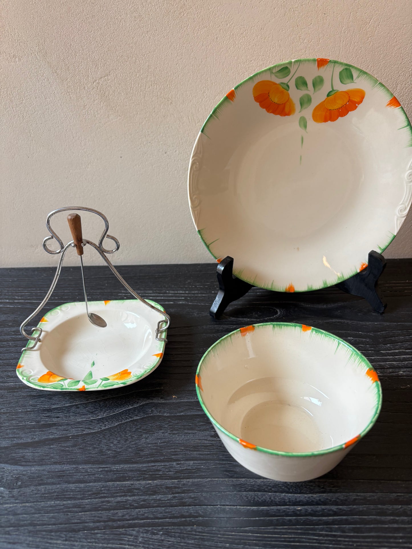 SET DE DESAYUNO EN PORCELANA INGLESA.