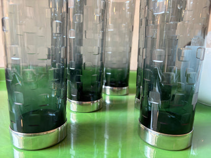 JUEGO DE 6 VASOS DE CRISTAL.