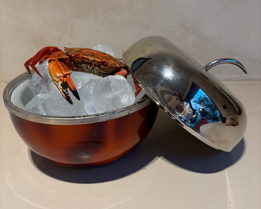 CUBITERA VINTAGE CON FORMA DE MANZANA